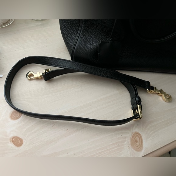 Tory Burch Robinson Pebbled Square Tote - Picture 6 of 12